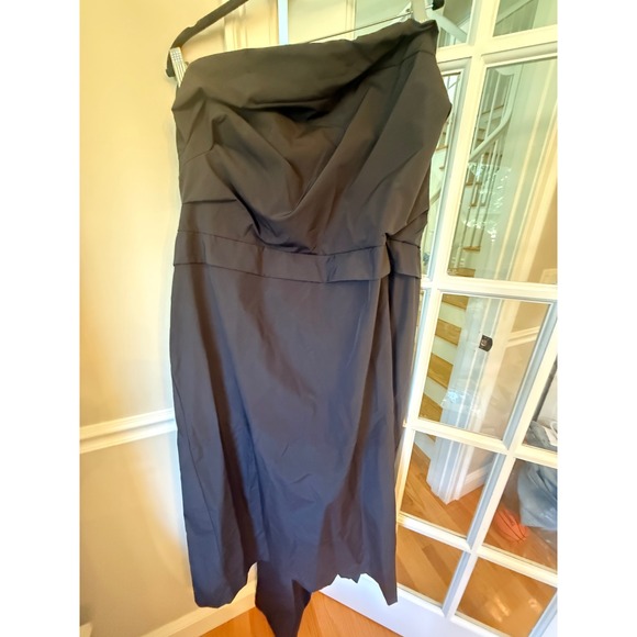Eloquii Dresses & Skirts - Eloquii Black Strapless Bow Back Midi Dress Size 26 NWT Cocktail Formal Event